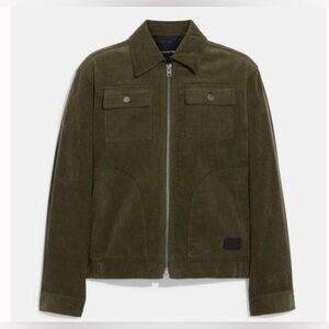 Coach Olive Green Corduroy Jacket